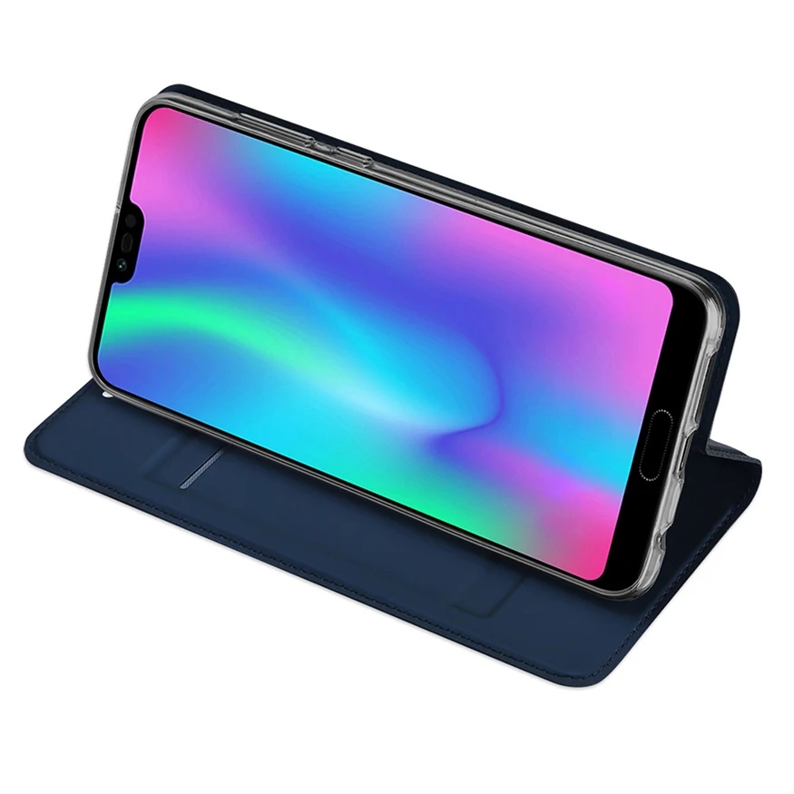 Huawei Honor 10 Case DUX DUCIS Luxury Flip Leather Wallet Book Cover Case for Huawei Honor 10 Honor10 5.84 Phone Case Coque Blue