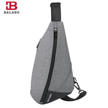 BALANG Мода груди пакет сумки Crossbody Повседневное Sling Bag легкий плечо Курьерские сумки для Для мужчин унисекс Водонепроницаемый Оксфорд
