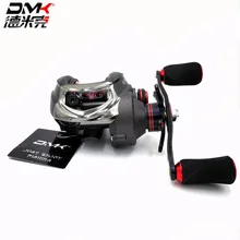 DMK baitcasing рыболовная Катушка 7,0: 1 15+ 1BB Макс тяга 8 кг металлическая катушка Капля воды высокая скорость соленой воды рыболовное колесо Carretilhas