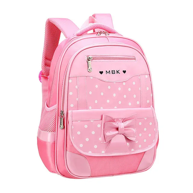 2 Pcs/Set Children School Bags for Girls Backpack Kids Dots Printing Backpacks Schoolbag kids Waterproof Primary School Backpack - Image 2