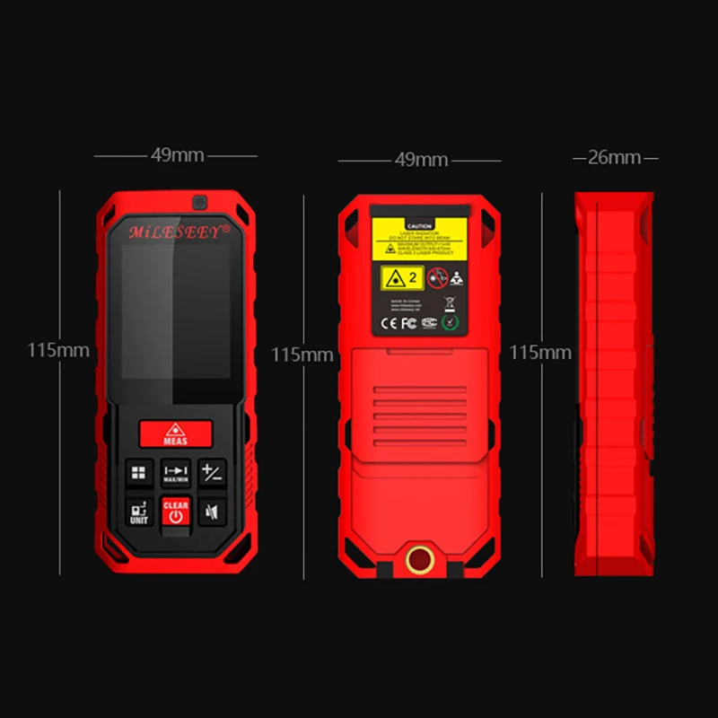 Mileseey перезаряжаемый Oplaadbare лазерный-afstandsmeter Nieuwe Collectie лазерный Afstandsmeter лазер Meet Hoek Gereedschap Diastime