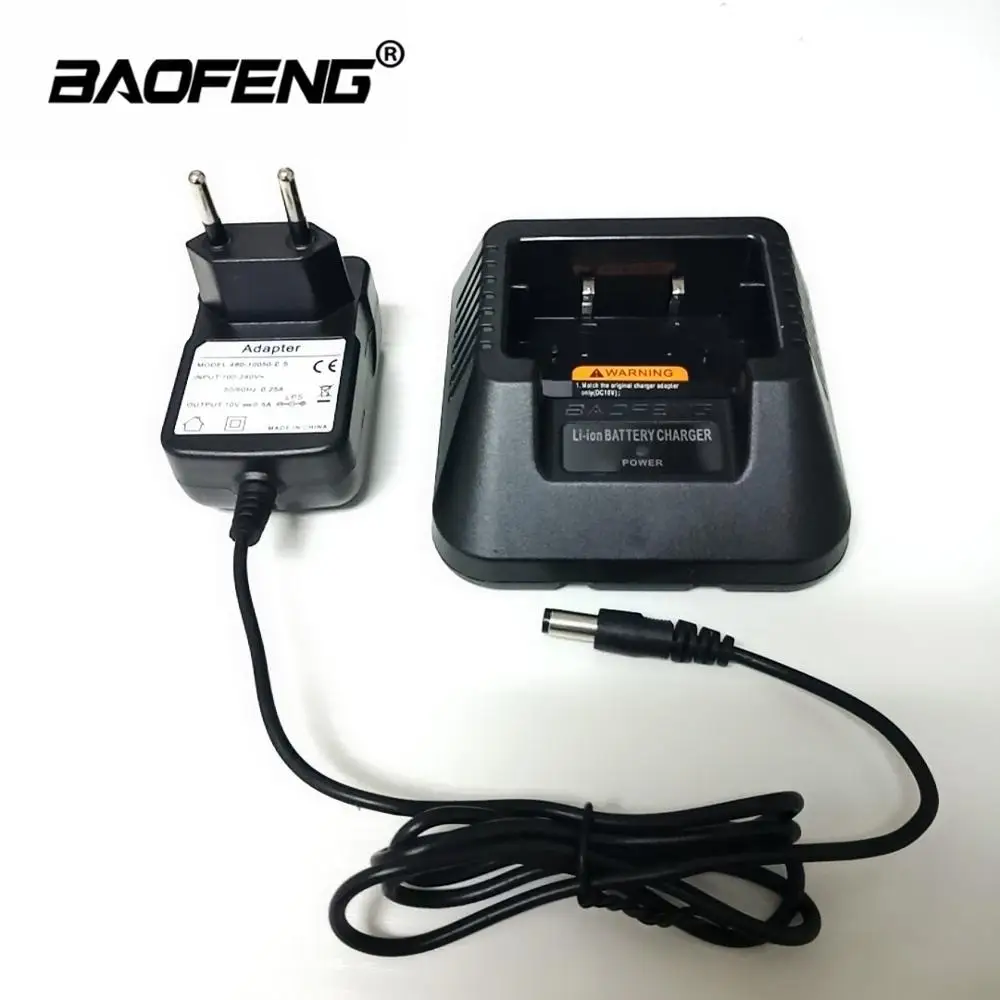 

100% Original All New Baofeng UV-5R Battery Charger UV 5R Walkie Talkie Batteries Desk Chargers EU Plug