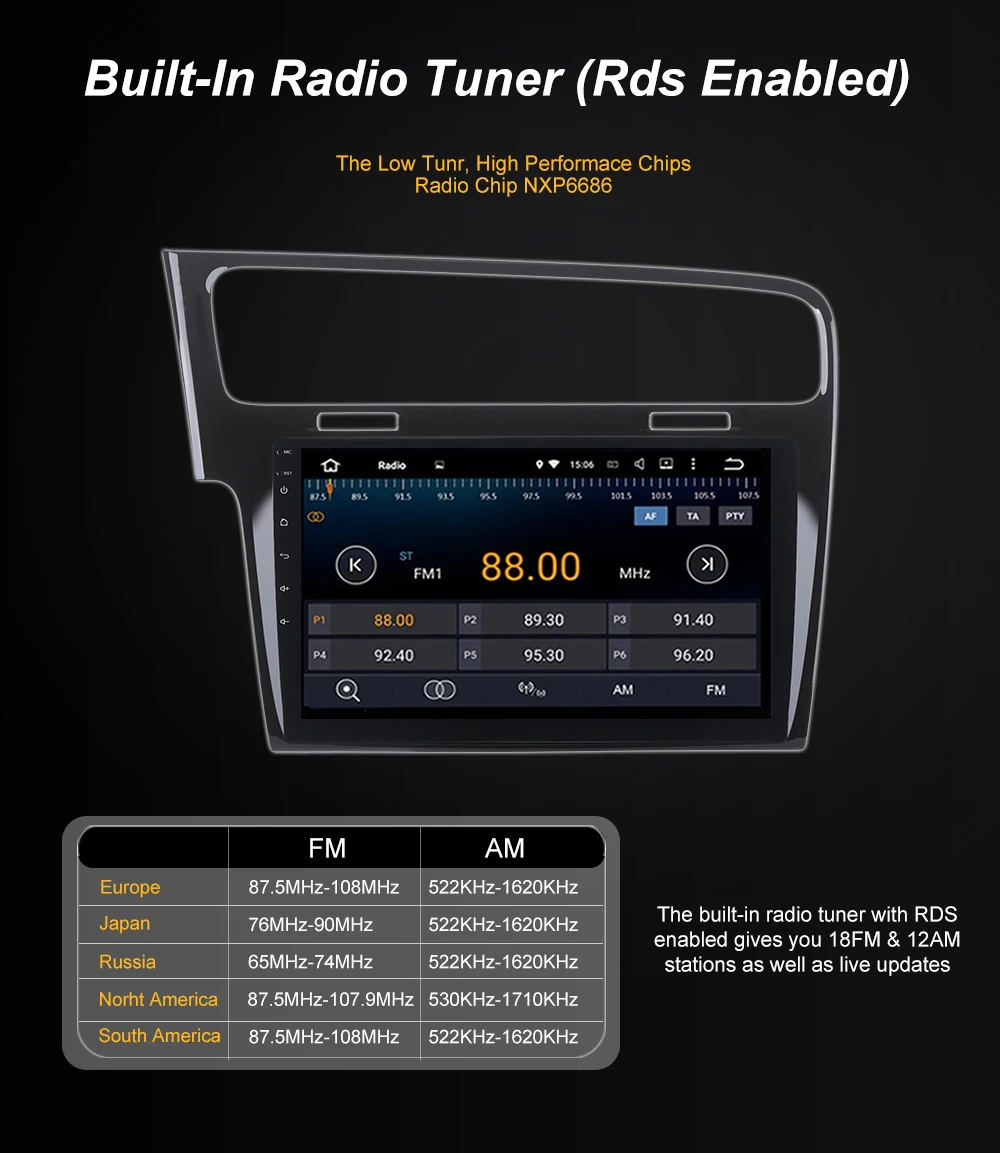 Excellent Android 9.0 radio car stereo multimedia for VW Golf 7 2013 2014 2015 2016 2017 with 10.2" Display Bluetooth GPS Navigator 9 Excellent Android 9.0 radio car stereo multimedia for VW Golf 7 2013 2014 2015 2016 2017 with 10.2" Display Bluetooth GPS Navigator 9