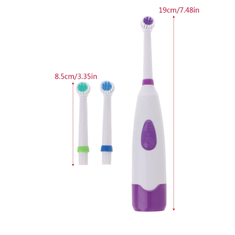 Waterproof Rotating Electric Toothbrush With 3 Brush Head Waterproof Rotating Electric Toothbrush With 3 Brush Head