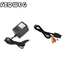 FZQWEG для супер nintendo NES для SNES подключение комплект адаптер переменного тока Шнур питания AV кабель