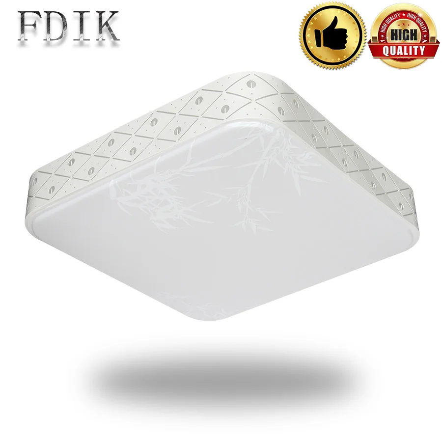 

Square LED Ceiling Lights 72W AC 220V three color 5730 LED chips For dinning room bed room cold/warm white ceiling lamp