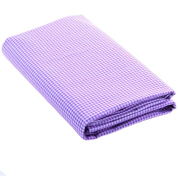 

Print Twill Cotton Fabric For Sewing Cotton Fabrics For Patchwork Quilt Quilting Material Curtain Cloth By Yard Purple Plaid