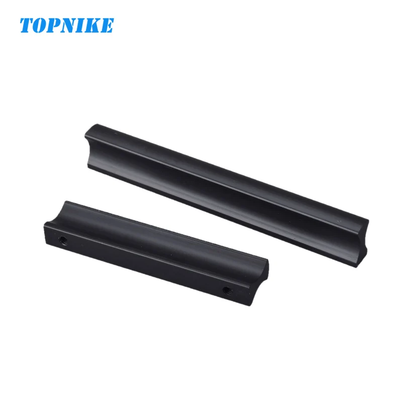 TOPNIKE مقبض مقبض ماتي الأسود الفضاء سبائك الألومنيوم مقبض كابينة بسيطة الأمريكية الأثاث خزانة درج مقبض TOPNIKE مقبض مقبض ماتي الأسود الفضاء سبائك الألومنيوم مقبض كابينة بسيطة الأمريكية الأثاث خزانة درج مقبض