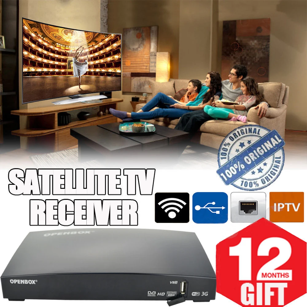 Mcboson Openbox V8S HD Спутниковые антенны цифровой freesat Поддержка cccamd Newcam MGcam USB Wi-Fi 3 г DVB-S2 с