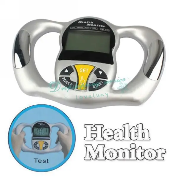 Handheld Digital BMI Body Fat Analyzer Health Monitor Free Shipping