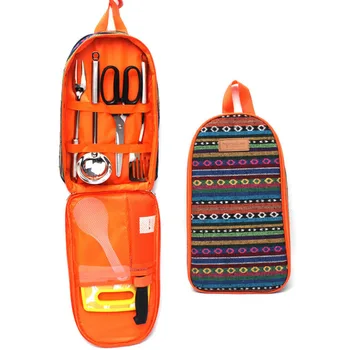 

Multifunctional Outdoor Cookware Cutters Storage Bag Travel Portable Waterproof Camping Bags Cooking Barbecue Tool Organizer