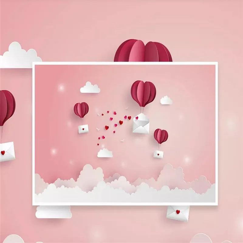 Simple cute paper-cut children's room background professional production mural wallpaper wholesale, custom poster photo wall Simple cute paper-cut children's room background professional production mural wallpaper wholesale, custom poster photo wall