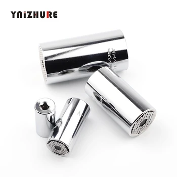 

4 Size 11-32mm Universal Torque Wrench Head Set Socket Sleeve Power Drill Ratchet Bushing Spanner Key Magic Multi Hand Tools