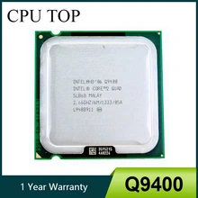 Núcleo 2 quad q9400 slb6b, 2.66ghz 6mb 1333mhz soquete 775 processador cpu 100% trabalhando