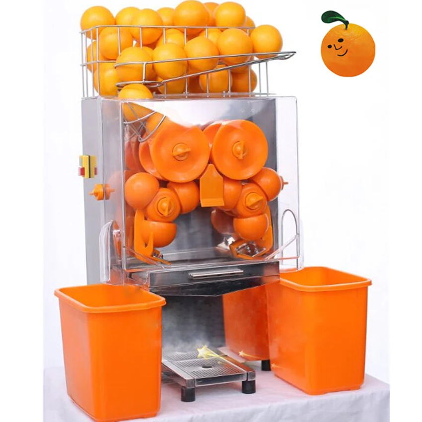 120W commercial orange stainless steel juicing machine orange juicer