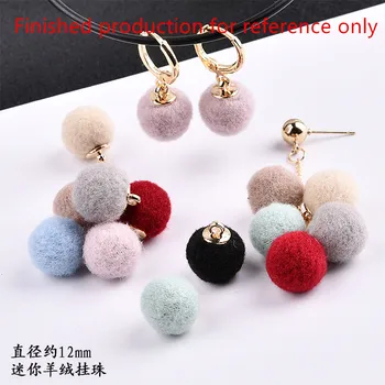 

Min order 30/lot color printing 12mm geometry rounds balls shape fashion beads diy jewelry earring/garment pendant accessory