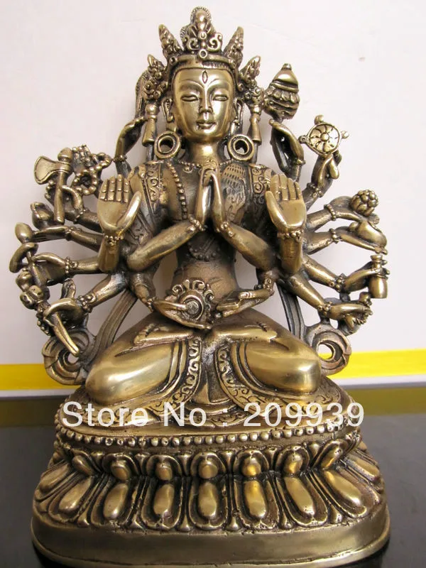 

0010343 Tibet Prospective mention Bulmo buddha Bronze statue