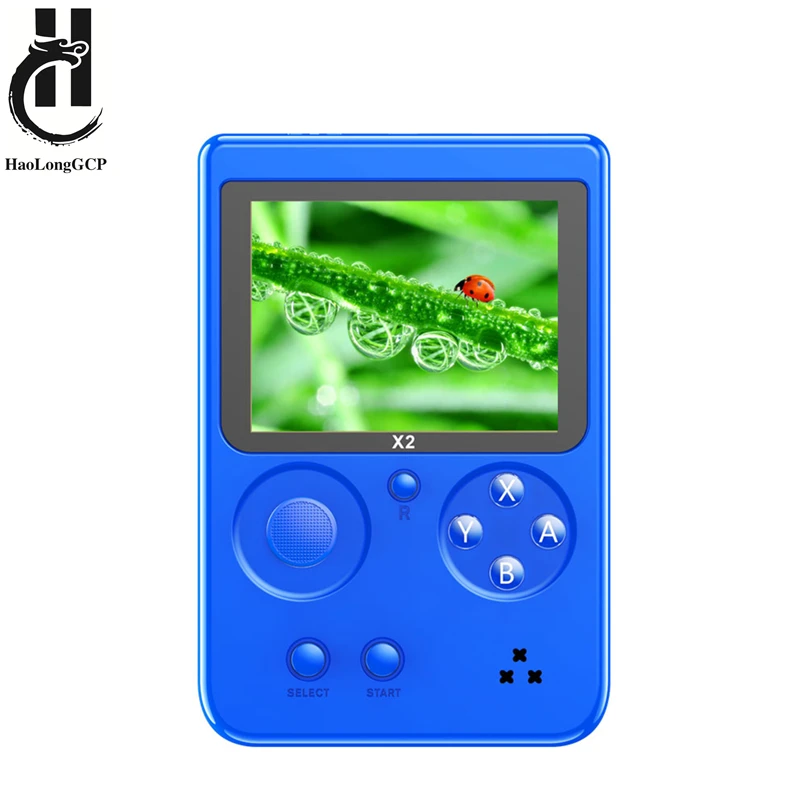 

Mini Retro Portable Handheld Game Console 2.8 Inch Screen with 400 free Games Arcade Joystick Control support TV Out