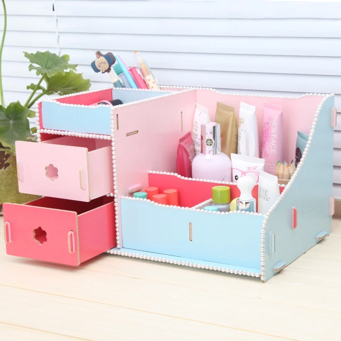 creative-diy-cute-desk-stationery-organizer-office-supplies-wooden-drawer-storage-box