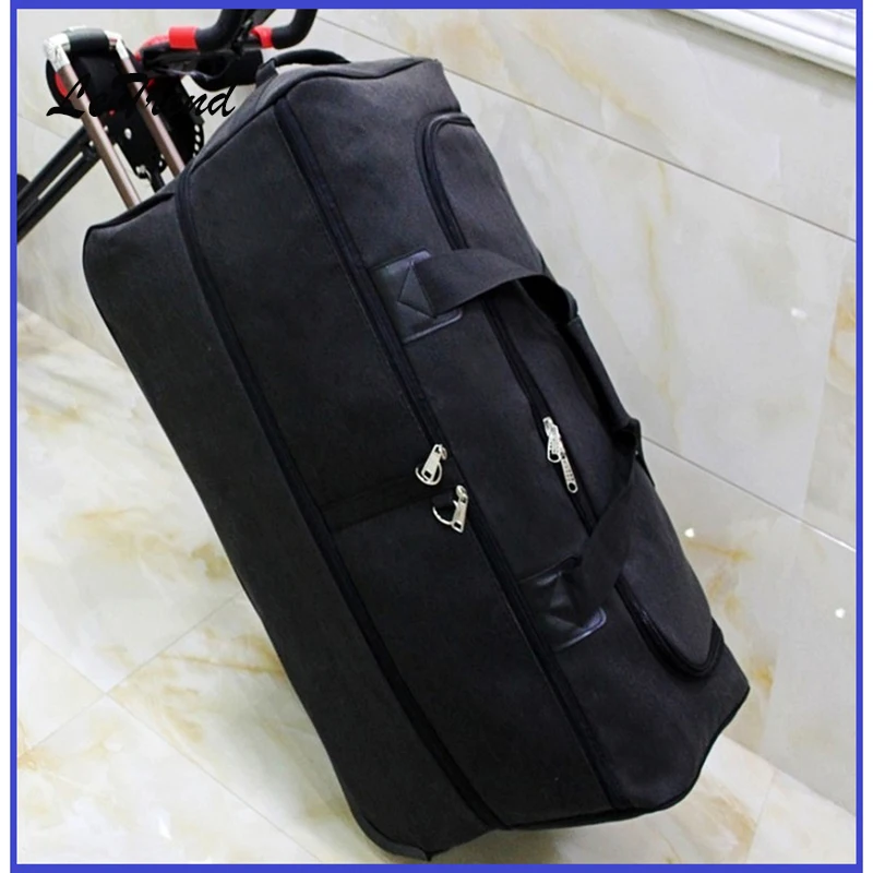 Letrend большая емкость 34 дюймов раза дорожная сумка прокатки Чемодан Бизнес Тележка багажник многофункциональный чемодан на колесах