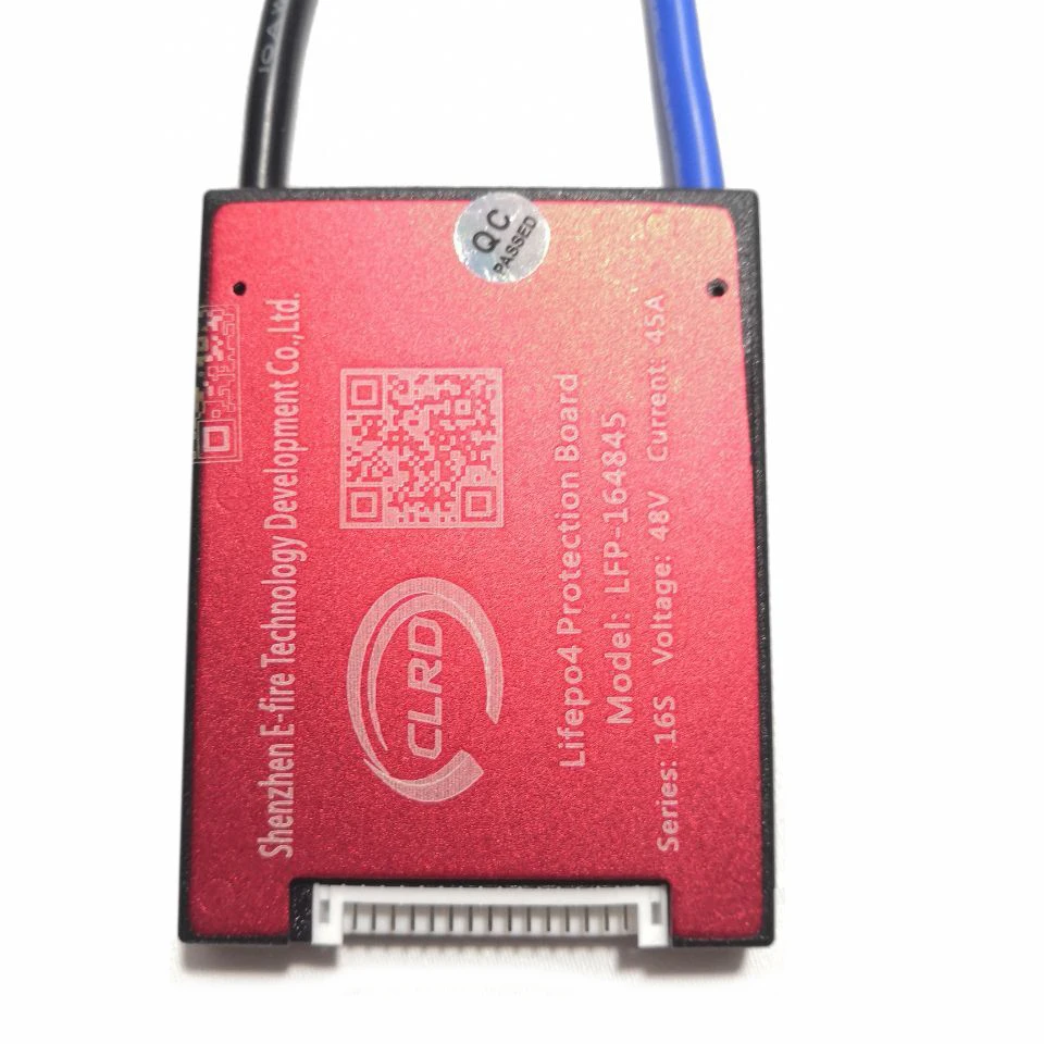3,2 в солнечных батарей 16S 48V 25A 35A 45A 60A BMS для 48V 10ah 12ah 15ah 20ah lifepo4 батарея с функцией баланса