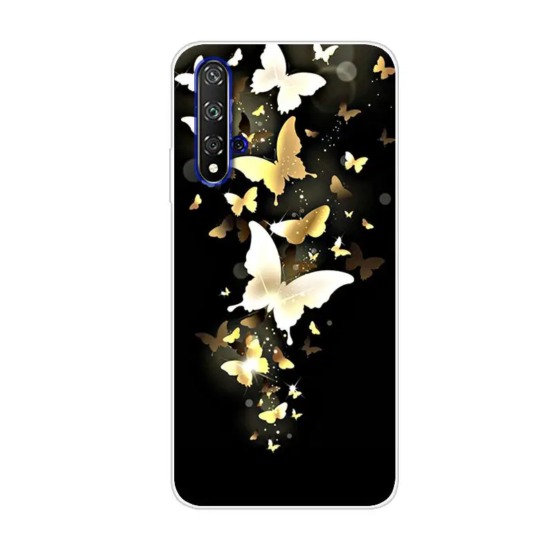 Мягкий чехол для Honor 20 роскошный мультяшный силиконовый накладка из ТПУ телефона