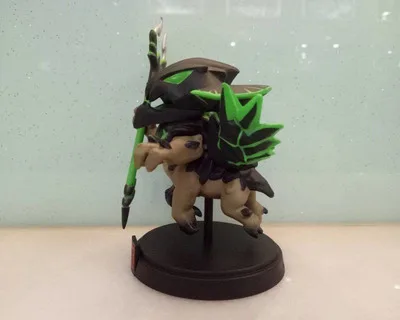  2pcs Dota 2 Game Figure SLARK TINY Doom Boxed PVC Action Figures Collection dota2 Toys toys for chi