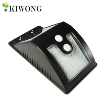 16 светодиодный супер яркий водонепроницаемый светильник на солнечных батареях датчик движения Открытый сад патио путь настенное крепление забор лампа Безопасности Светильник s