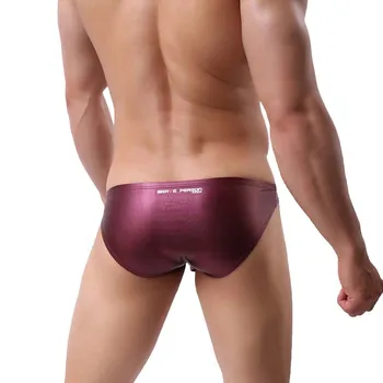 

Brave Person New Arrivals Underwear Men Briefs Sexy Underwear Low-waist Men's Underpants Briefs Shorts Bright Fabric 3pcs/lot