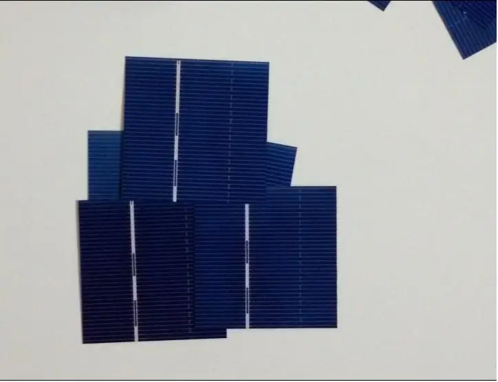 50 шт. солнечных элементов 0.43 Вт 0.5 В DIY солнечной панели фотоэлектрических солнечных батарей DIY Солнечное зарядное устройство + припой