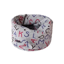 Детский теплый хлопковый Шарф Шаль Зима мультфильм печати узор Удобный шарф VK-ING