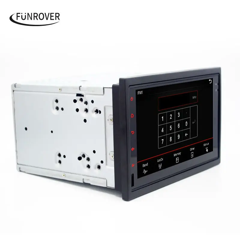 Excellent Funrover Car DVD Player for old vw Original android Radio gps Navigation ISO Plug For Passat B5 Golf 4 Polo Jetta 2001-04 Canbus 1