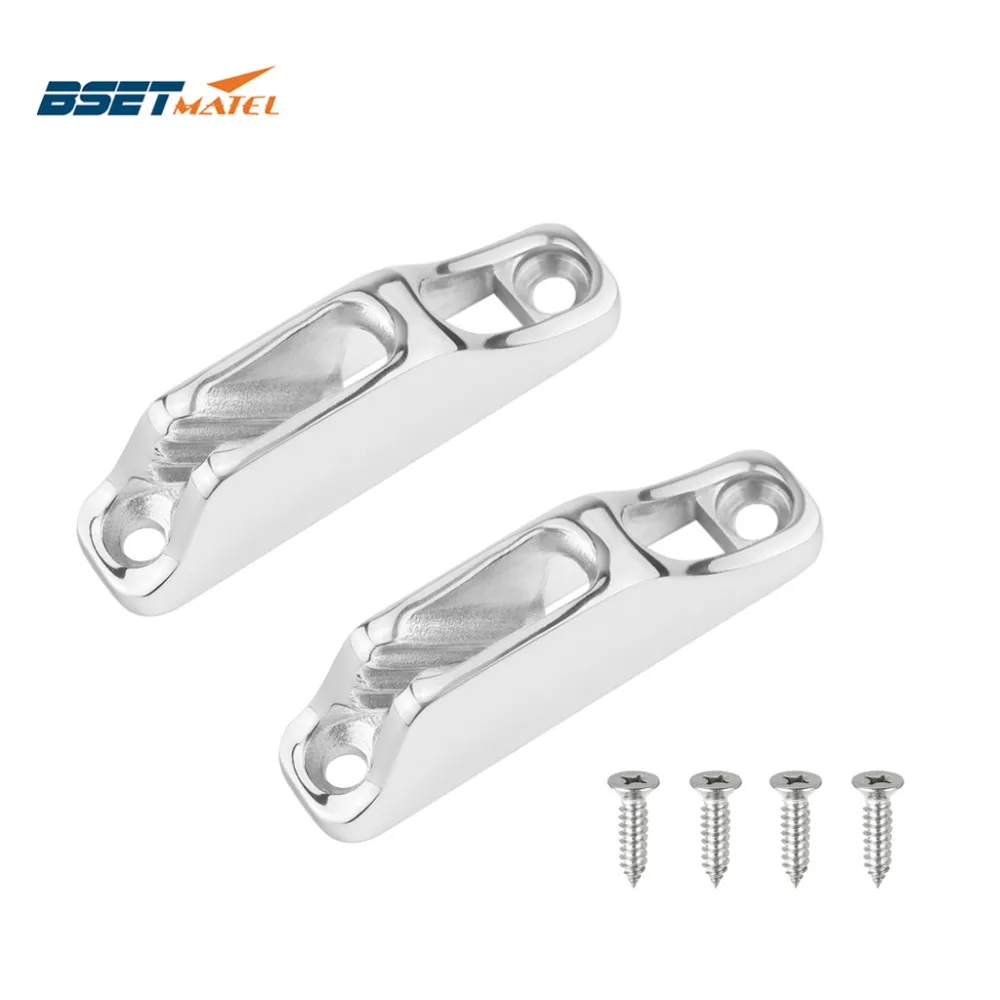 2 шт. прочный SS316l лодка защелкивающийся крепеж веревка Cleat Стопорная утка линия затвор лодка запчасти, оборудование парусный каяк морские аксессуары