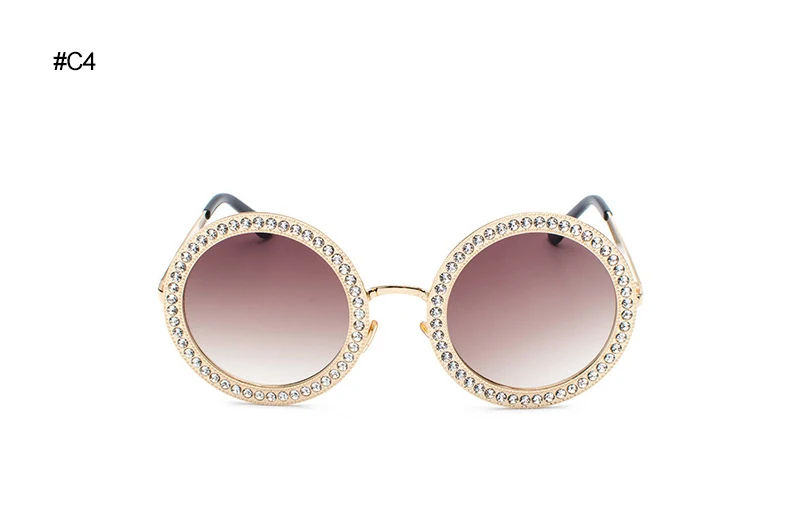 New Fashion Diamond Round Sunglasses (24)