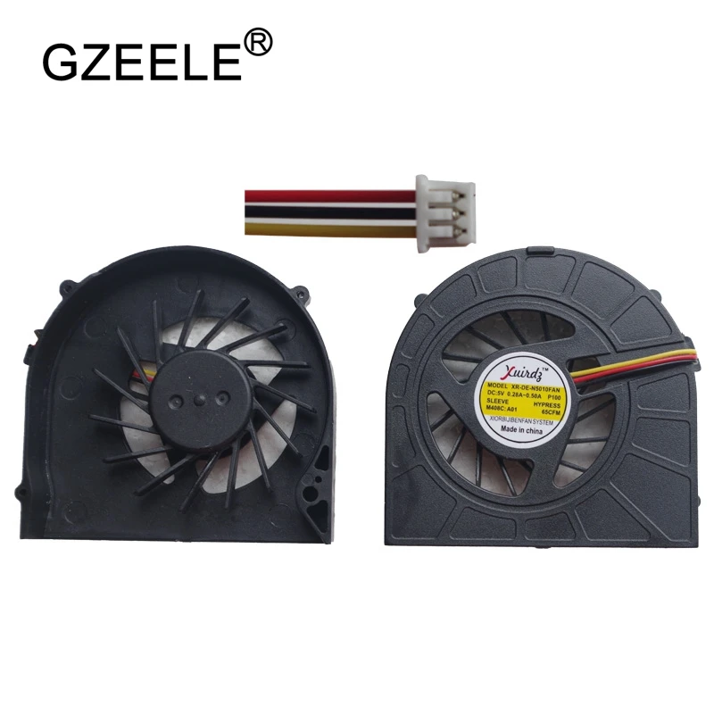 Gzeele ноутбук Процессор охлаждения Cooler Вентилятор для Dell Inspiron 15R N5010 M5010 серии ноутбук вентилятор 3pins