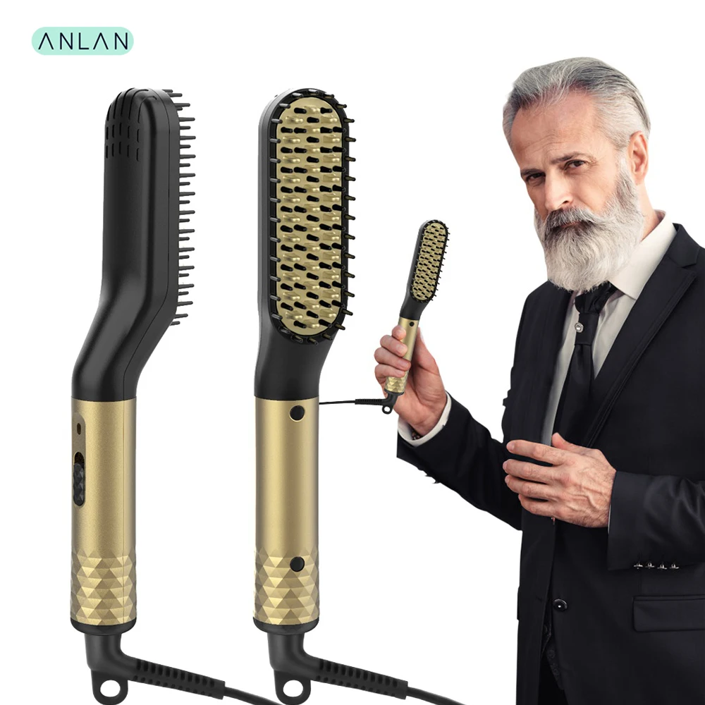 Beard Straightener Multifunctional Hair Beard Straightening Comb Quick Styler for Man escova de cabel Men Hair
