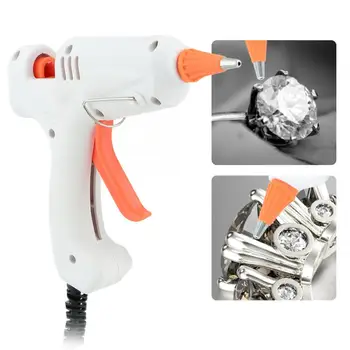 

Professional Electric Hot Melt Glue Gun DIY Handcraft Jewelry Making Repair Hand Bonding Tool for Jeweler 100-240V EU UK Plug