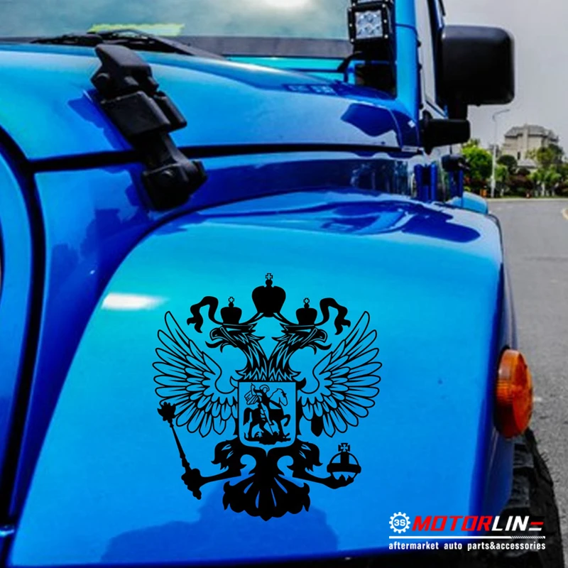 

Coat of Arms of Russian Federation Decal Sticker Car Vinyl die cut no background pick size color