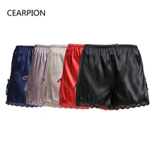 CEARPION Rayon Shorts Women's Pajamas Sexy Lace Sleepwear Summer Nightwear Casual Soft Home Clothes Intimate Lingerie Negligee