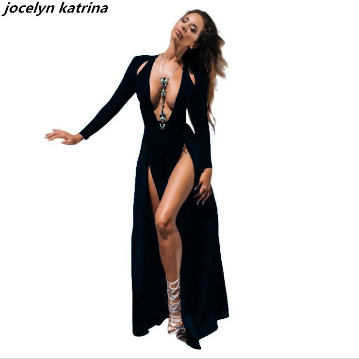 Robe fendue des deux cotes Clearance