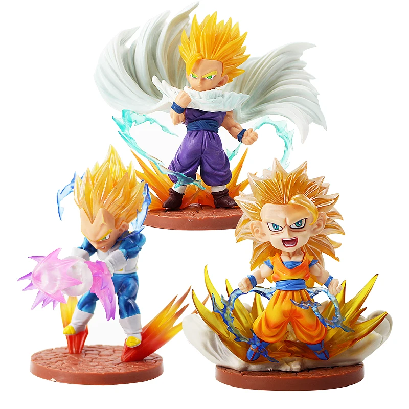 

Dragon Ball Z Super Saiyan Son Goku Q Version PVC Figure Collectible Model Toy