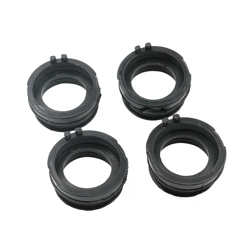 4PCS Carburetor Interface Glue Insulator Intake Adapter Connector For