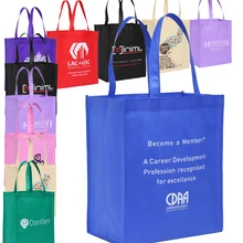 100 шт./лот пользовательские Эко многоразовые хозяйственные сумки для супермаркетов