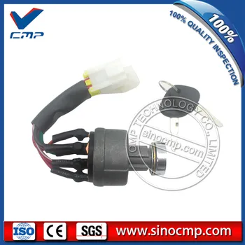 

14529152 Key Ignition Switch, Starter switch with 2 keys For Volvo EC210 EC360 excavator