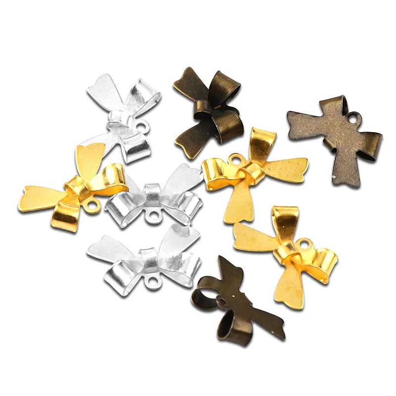 

100Pcs 15x10mm Vintage Metal Butterfly Connectors Charm Pendant DIY Necklace Bracelet Connectors Jewelry Findings Accessories
