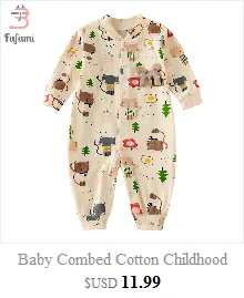Одежда для новорожденных девочек Однобортный хлопок Одежда для малышей милый кролик детские распашонки для новорожденных для маленьких девочек Зимние комбинезоны картерс одежда для малышей 0-3 месяца комбинезон