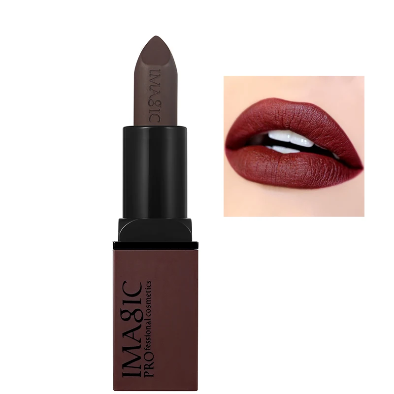 IMAGIC lipstick Matte 6 Colors Sexy girl Temptation Waterproof Long Lasting Rouge Makeup Beauty Lip cosmetic - Цвет: 06