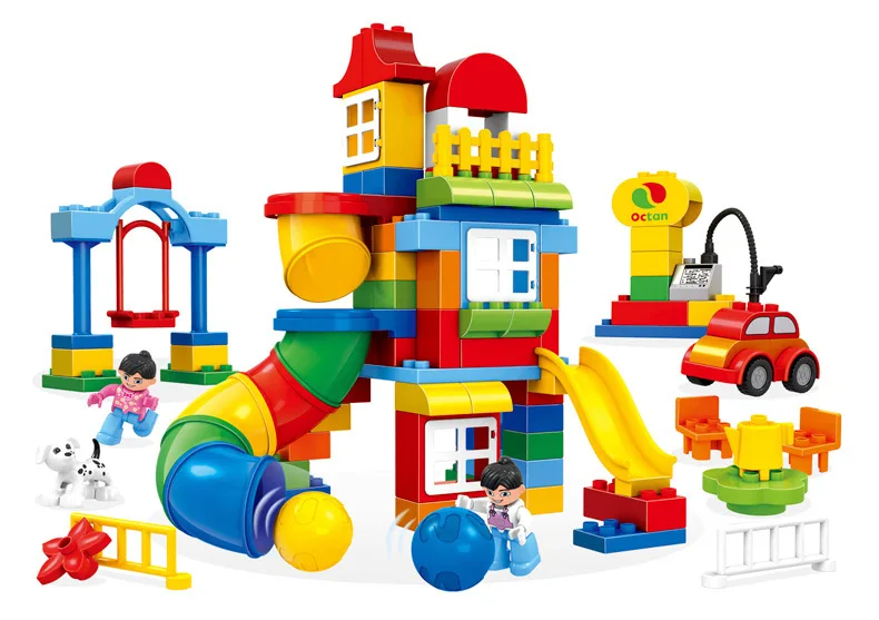 Designer Kreative Klassische kinder Große Partikel 130 Spielzeug Bausteine Pädagogisches Spielzeug Modell kinder Geschenke