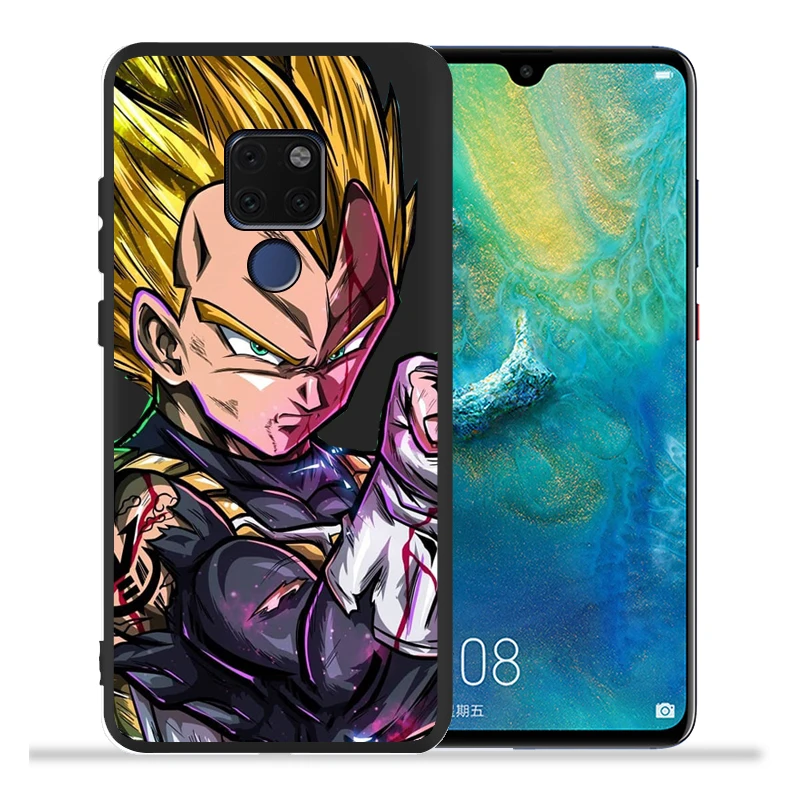 Dragon Ball Супер Саян Гоку Вегета Роскошный чехол для принципиально huawei коврики 20 Lite Pro 9 10 Nova3 Nova3i Etui - Цвет: 10