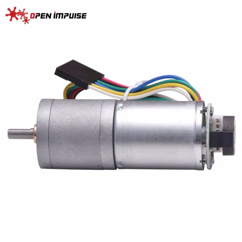 10 шт. JGA25 371 мотор редуктор постоянного тока 55 RPM 12V с кодером (55 об/мин при 12В)|encoder| |